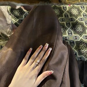 Pink Keys Press-On Nails